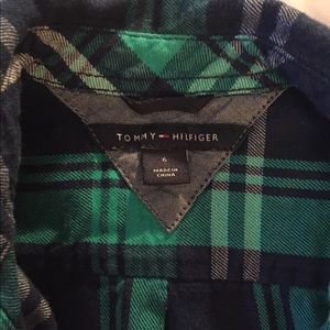 Boys Tommy Hilfiger Size 6 Flannel Shirt